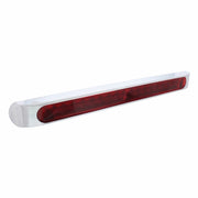19 LED 17" Light Bar With Bezel (Stop, Turn & Tail) - Red LED/Red Lens