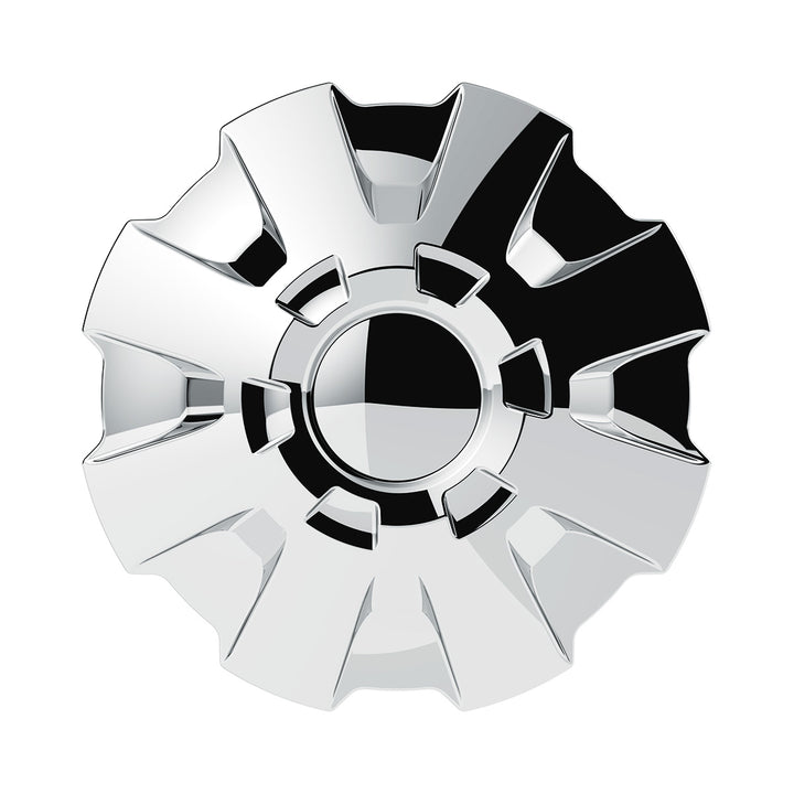 Rubicon Front Axle Cover Kit With 33mm Thread-On Nut Covers-Chrome
