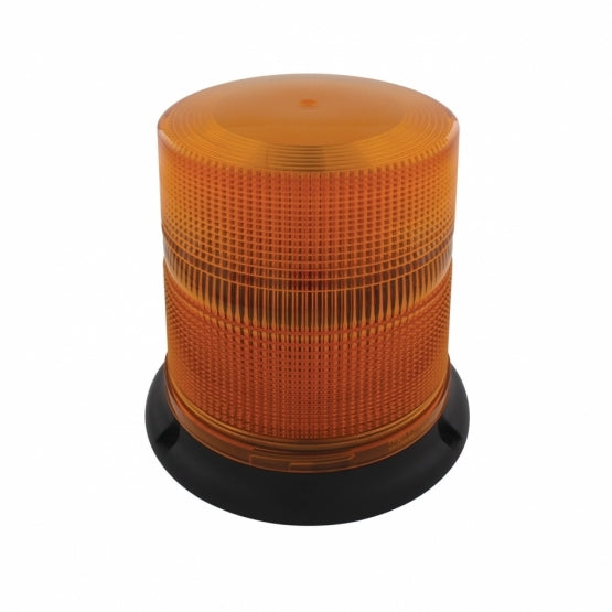 3 High Power LED 6" Round Beacon Light - Permanent Mount