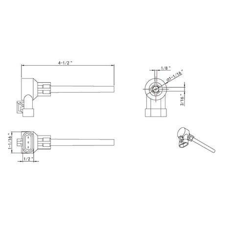 Coolant Level Sensor for 2017-2021 Kenworth T680