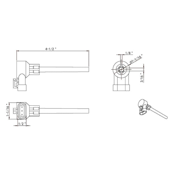 Coolant Level Sensor for 2017-2021 Kenworth T680