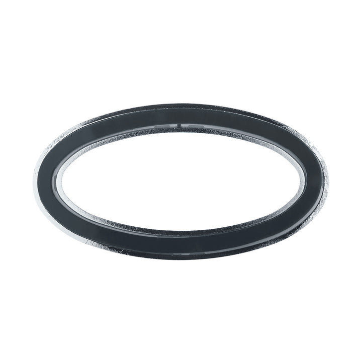 Chrome Plastic Bezels With Visor For 3" X 1-1/8" Peterbilt Door Emblem (Card of 2)