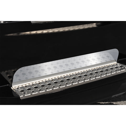 430 SS Lower Step Surface Protective Plates For 2018-2024 Freightliner Cascadia (Pair)