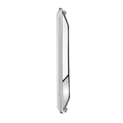 7" X 16" 430 Stainless Steel West Coast Style Mirror With Convex Lower Mirror - Heated