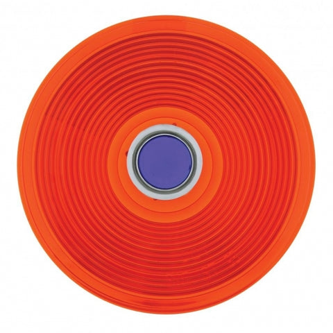 Deep Dish Light Lens With Blue Dot - Red Lens