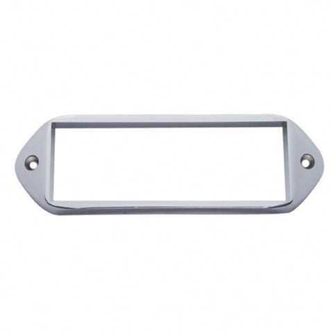 Chrome Plastic Bezel For 5-7/8” X 2” Rectangular Light