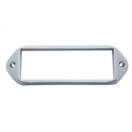Chrome Plastic Bezel For 5-7/8” X 2” Rectangular Light