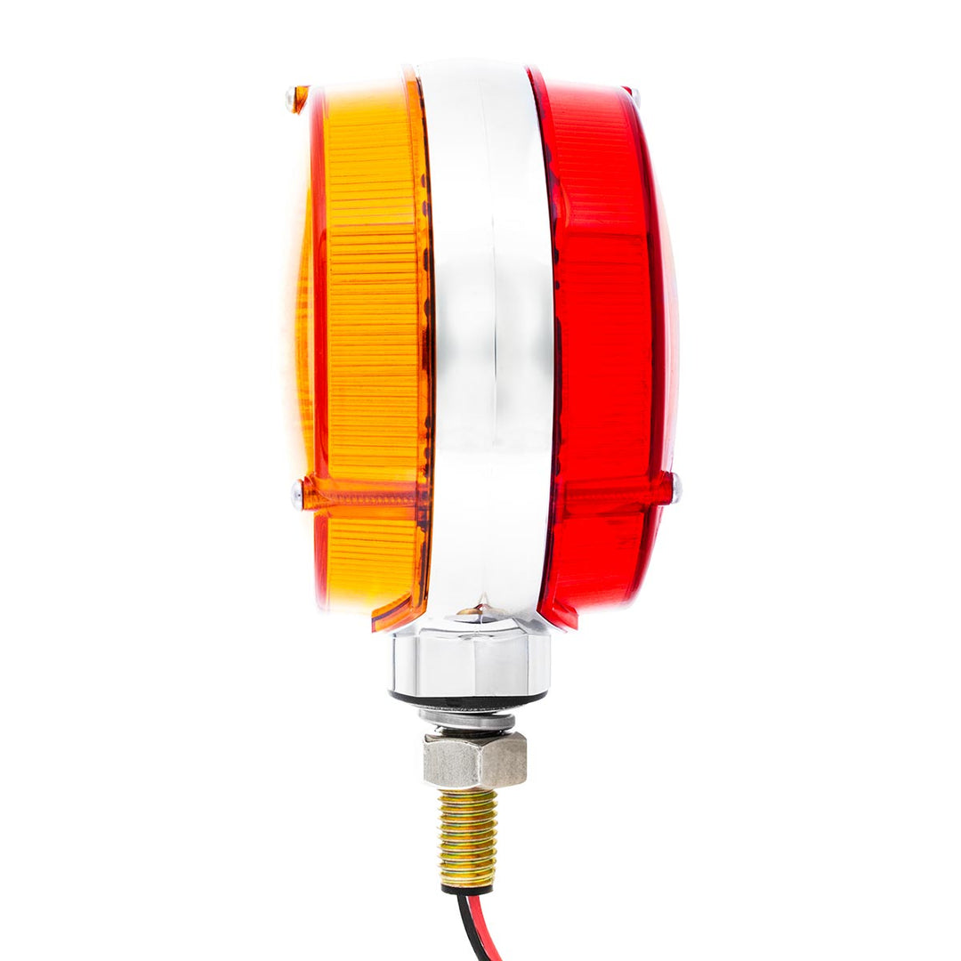 42 LED Reflector Double Face Competition Series Turn Signal Light-Amber &amp; Red LED/Lens