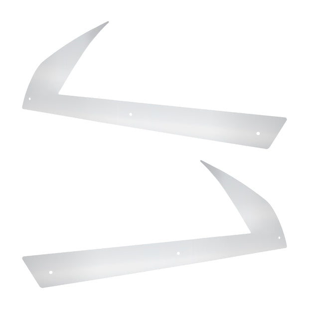 430 SS Below Headlight Fender Guards For 2018-2024 Freightliner Cascadia (Pair)