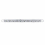 10 LED 9" Dual Function Light Bar - Blue LED/Clear Lens