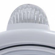 Chrome Guide 682-C Headlight H4 With 34 Amber LED & LED Signal - Clear Lens