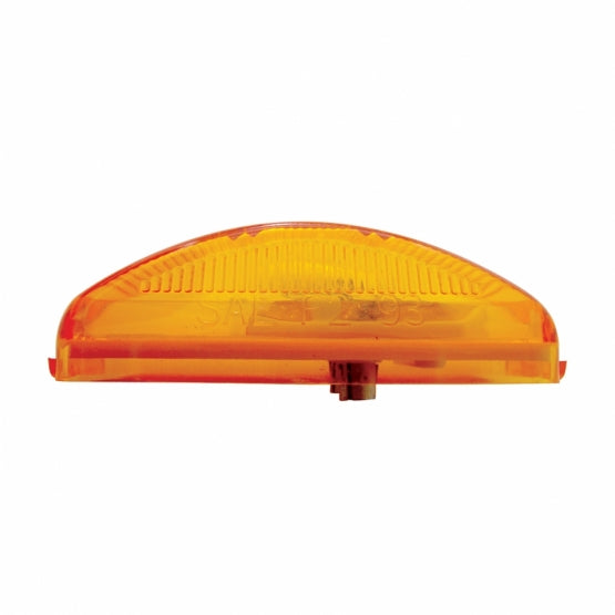 Single Bulb Rectangular Light (Clearance/Marker) - Amber Lens