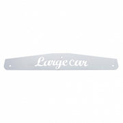 4" X 24" Stainless Largecar Bottom Mud Flap Plate - Bolt Thru