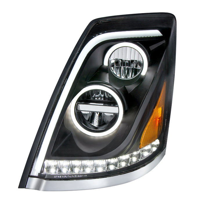 Blackout LED Headlight for 2013-2017 Volvo VN/VNL - Driver
