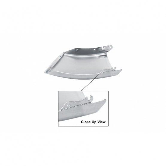 24.8" Chrome Bumper End For Freightliner M2-106 - Passenger
