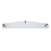 3" X 14" Chrome Standard Bottom Mud Flap Plate - Welded Stud