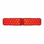 40 LED Rectangular Light (Stop, Turn & Tail) - Red LED/Red Lens