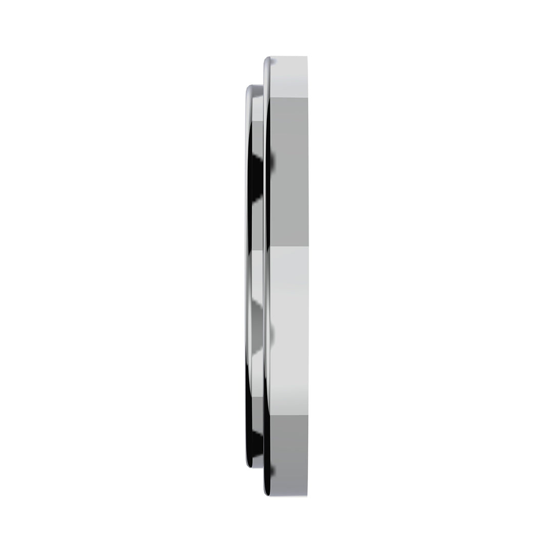 Chrome Plastic Small Gauge Bezel Without Visor For Freightliner