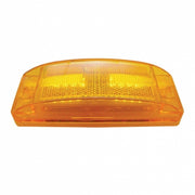 16 LED Rectangular Light (Clearance/Marker) With Reflex Lens - Amber LED/Amber Lens