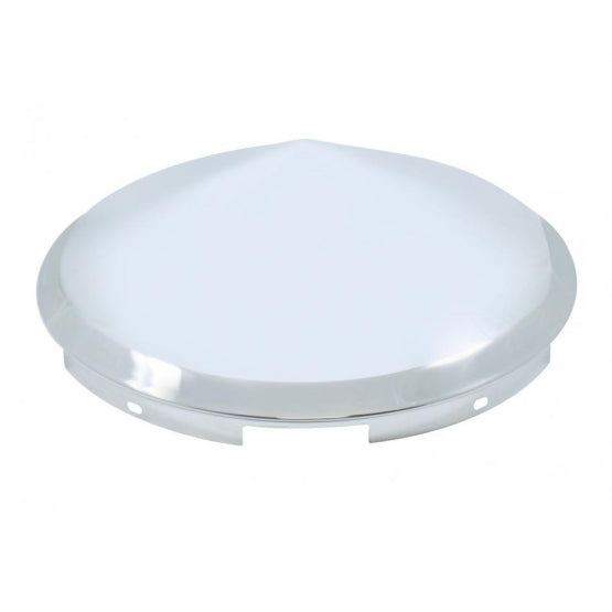 5 Even Notched Stainless Steel Pointed Front Hubcap - 7/16" Lip