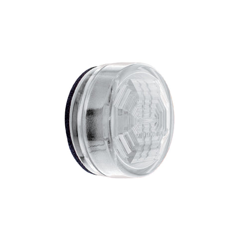 3 LED Oval Auxiliary Light-White LED/Clear Lens