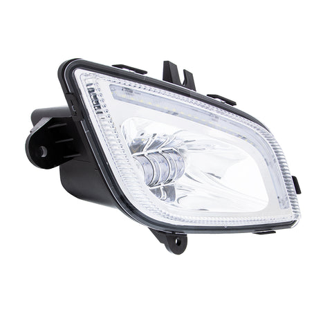 34 LED Chrome Fog Light With LED Light Bar For 2018-2024 Freightliner Cascadia - Passenger