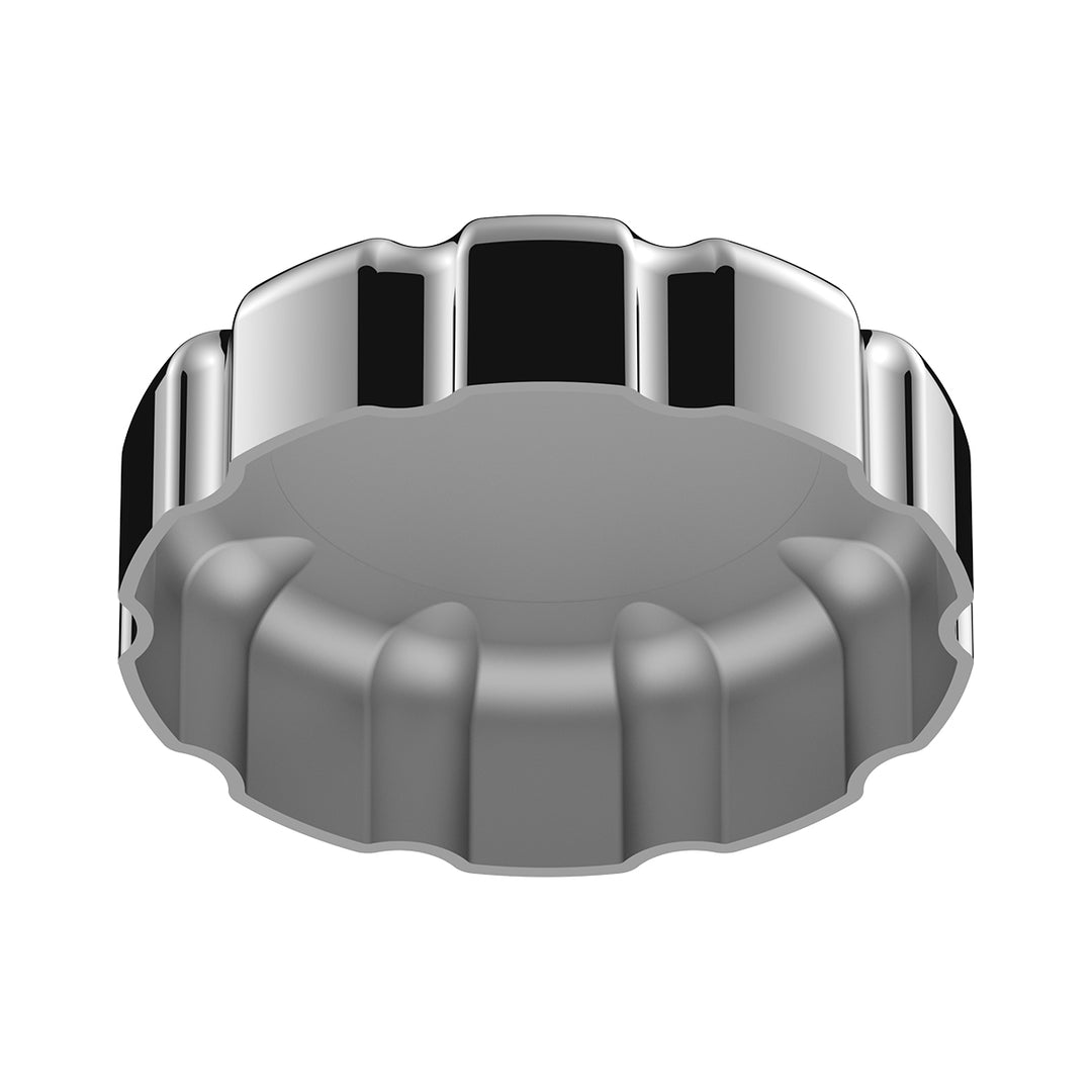 Chrome Plastic Fuel Cap Cover For Volvo - Non-Locking