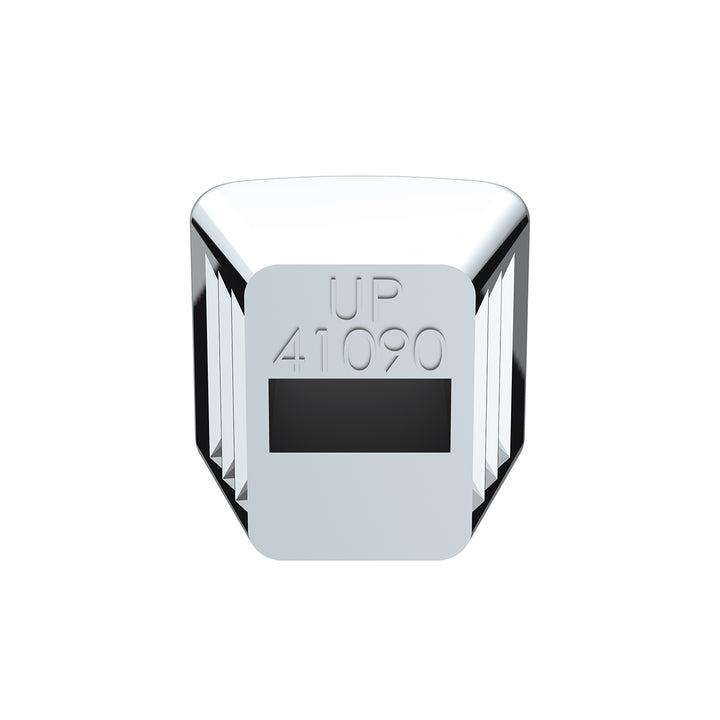 Chrome Plastic A/C &amp; Heater Slider Control Knob For Kenworth/Freightliner - Plain (Card Of 3)