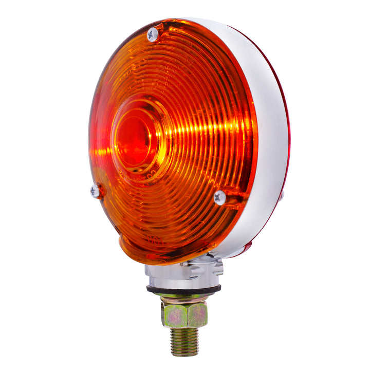 Double Face Turn Signal Light With 1156 Bulb - Amber &amp; Red Lens