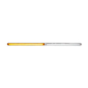 Dual 24 LED Dual Function 12" GloLight Bar With Bezel - Amber LED/Clear Lens
