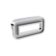 Chrome Plastic Toggle Switch Label Cover With Visor For 2002+ Peterbilt (Card Of 6)