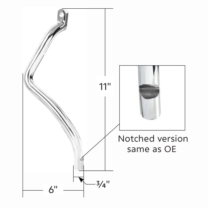 Chrome Clutch Pedal Arm For Peterbilt 378 (1988-2007)&amp; 379 (1987-2007)