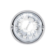Star-Burst Glass Watermelon Light Flush Mount Kit-White LED/Clear Lens