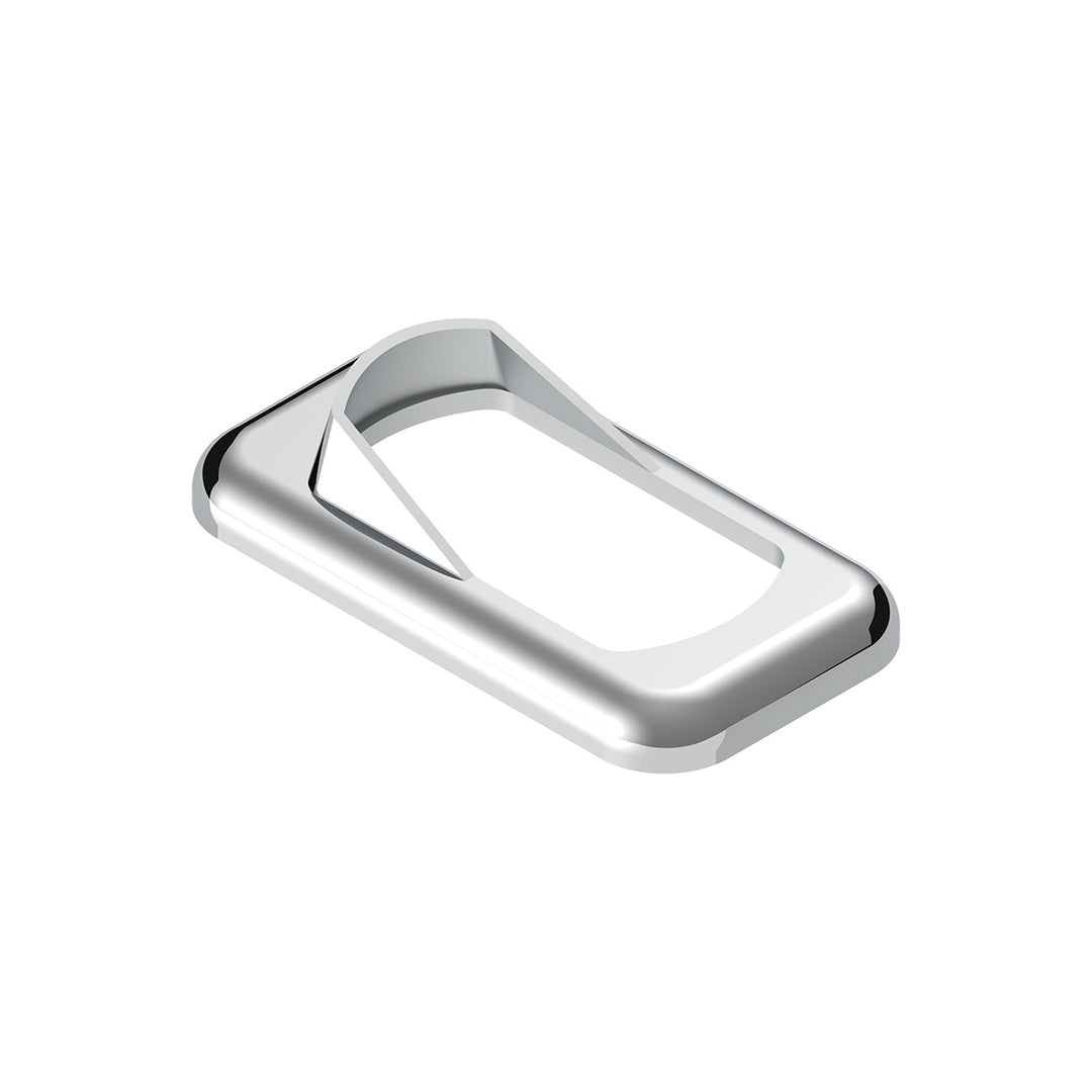 Chrome Plastic Rocker Switch Bezels With Switch Guard (3-Pack)