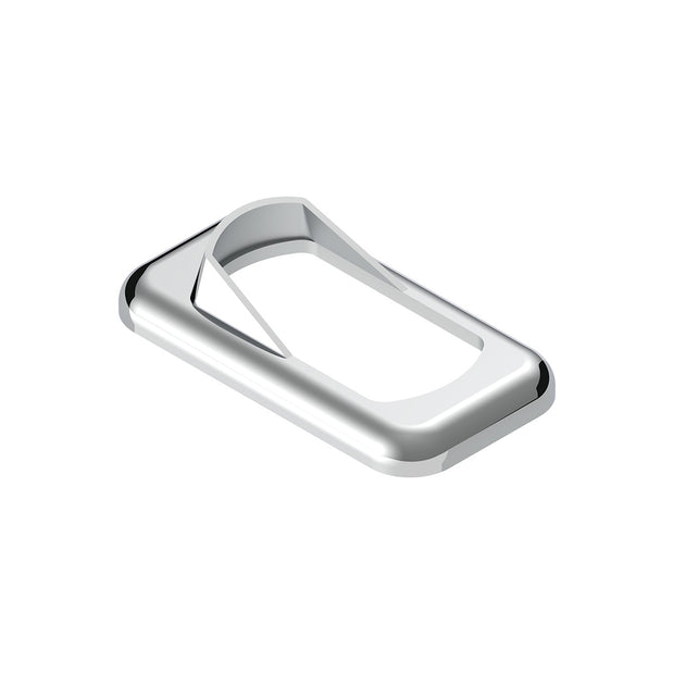 Chrome Plastic Rocker Switch Bezels With Switch Guard (3-Pack)