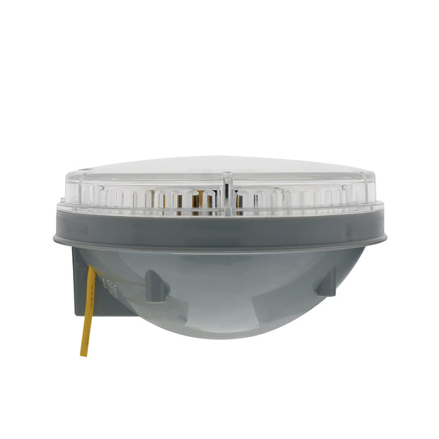 14 LED 4" Round Double Fury Light (Stop, Turn & Tail) - Red & Amber LED/ Clear Lens
