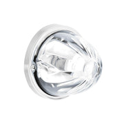 Star-Burst Glass Watermelon Light Flush Mount Kit-White LED/Clear Lens