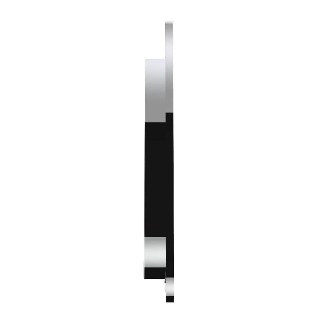 Chrome Plastic A/C Dash Corner Vent For 2006+ Peterbilt - Driver