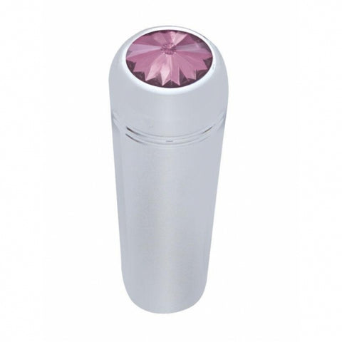 1-7/8" Short Aluminum Toggle Switch Extension With Crystal For Kenworth - Purple Crystal (2-Pack)
