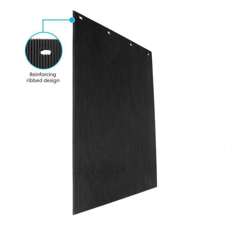 24" X 30" Black PROFLEX Mud Flap With Freightliner Logo