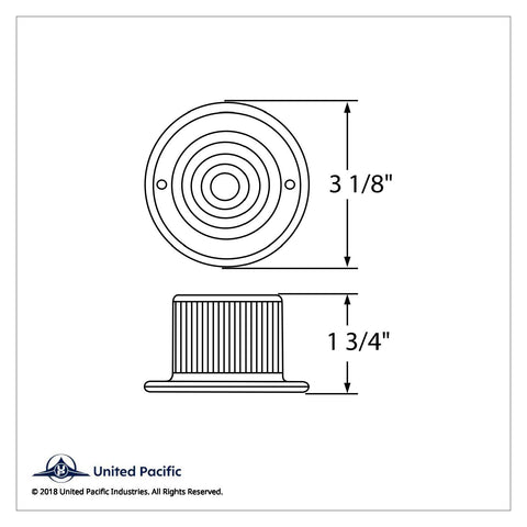 13 LED Honda Light - Red LED/Red Lens