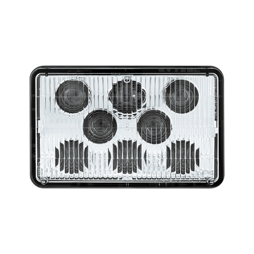 ULTRALIT - 8 High Power LED 4" X 6" Headlight - Low Beam