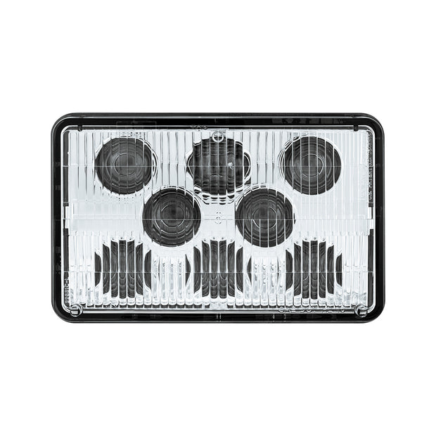 ULTRALIT - 8 High Power LED 4" X 6" Headlight - Low Beam