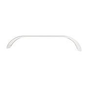 120" 430 Stainless Steel (16ga) Beaded Edge Ribbed Full Fender 54" Spread - SR Series (Pair)