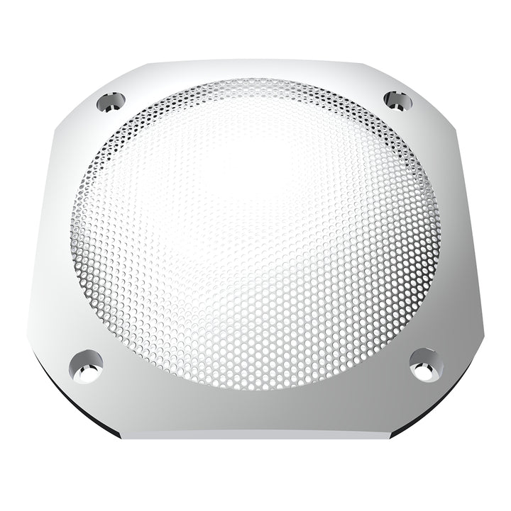 Chrome 4-1/2" Square Speaker Cover For International 9900 (1999-2017), 9400/9300/9200 (1997-2010)