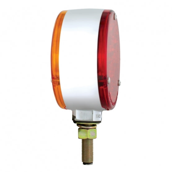 36 LED Reflector Double Face Turn Signal Light - Amber & Red LED/Amber & Red Lens