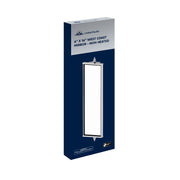 6" X 16" 430 Stainless Steel West Coast Mirror With Convex Lower Mirror - Non Heated