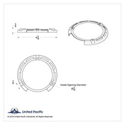Round Turn Signal Light Bezel