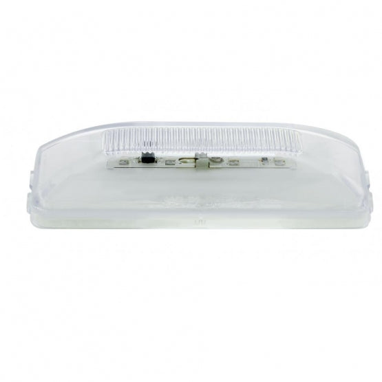 10 LED Rectangular GloLight (Clearance/Marker) - Red LED/Clear Lens