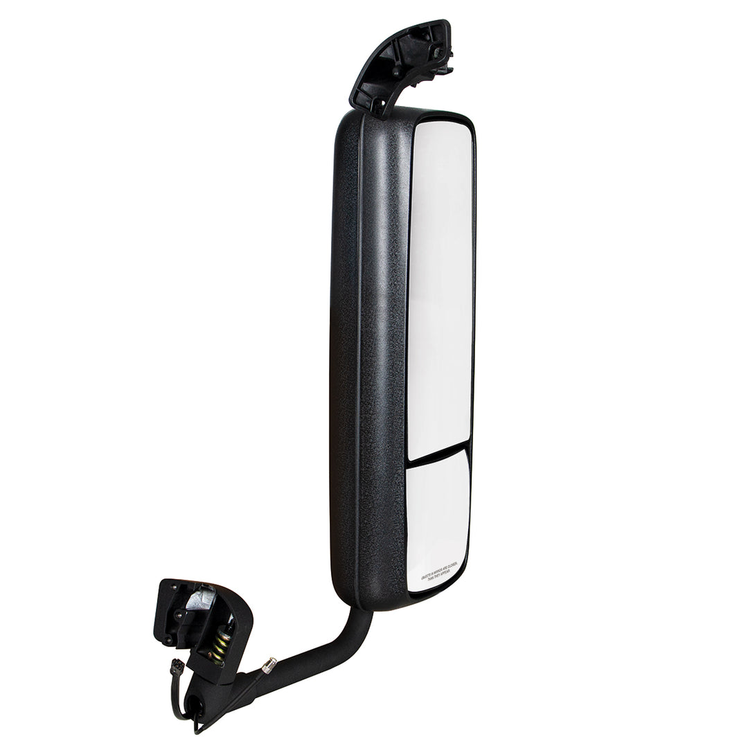 Black Heated Mirror Assembly For 2004-2012 Volvo VNL - Passenger